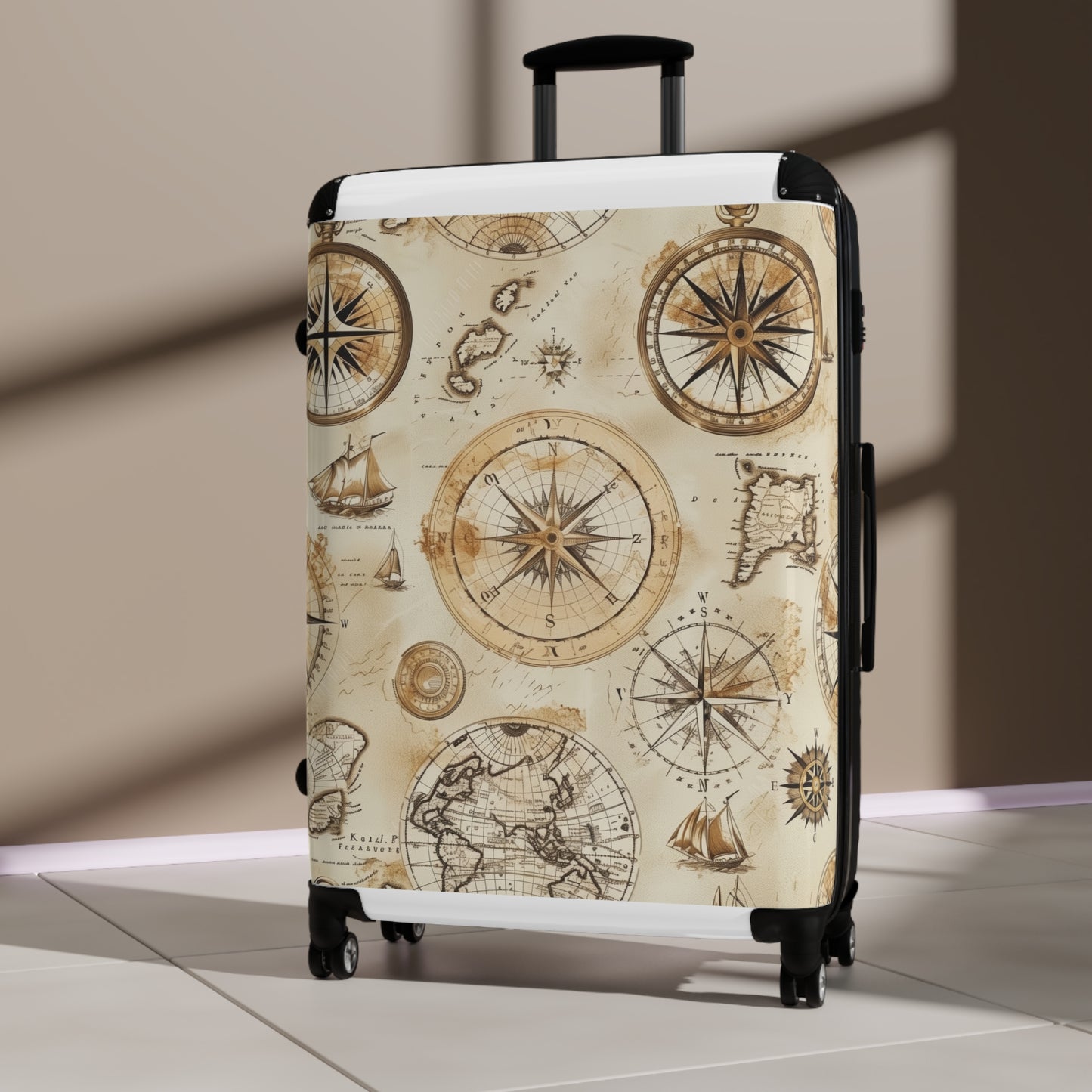 Travel back in time with Vintage Maps suitcase