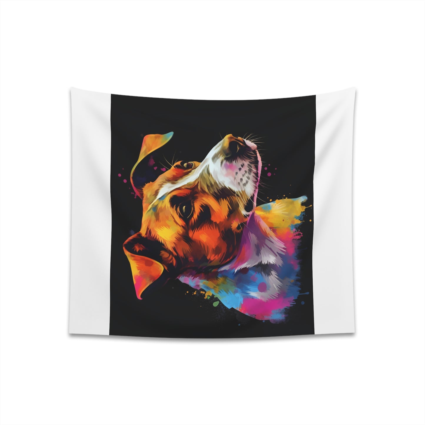 "Jack Russell Joy Tapestry: Celebrate Playful Energy with High-Quality and Stylish Design"