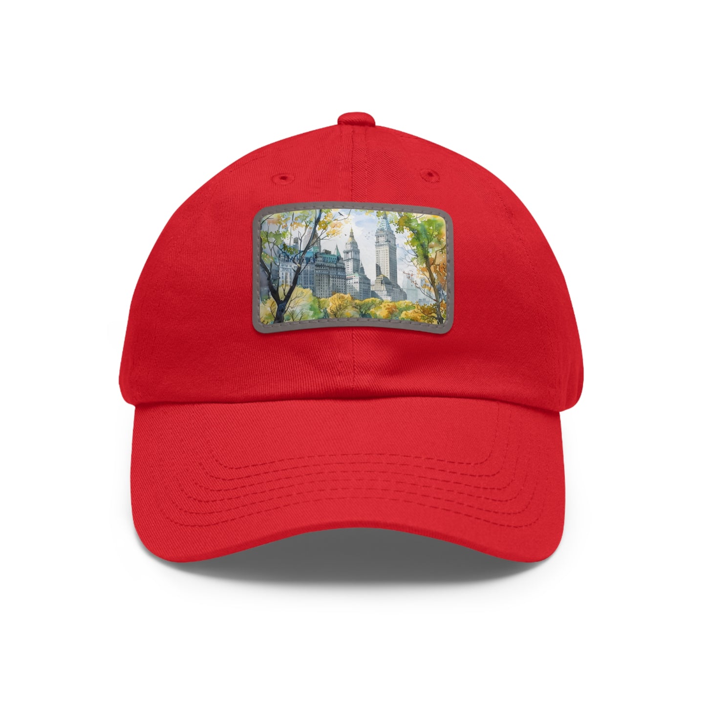 Central Park Splendor Watercolor Baseball Cap