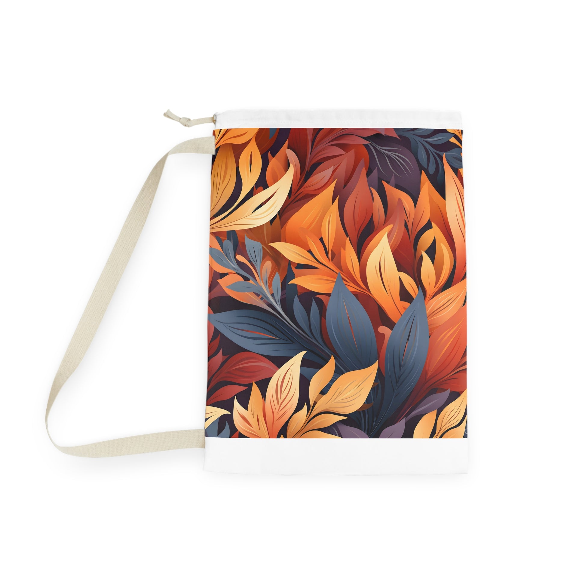 "Autumn Foliage Laundry Bag - Add Nature-Inspired Style to Your Laundry Routine"