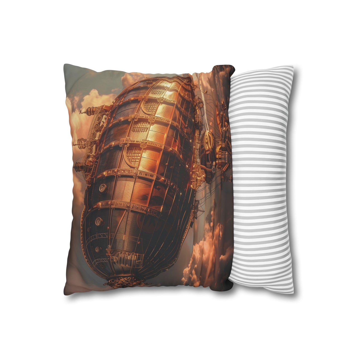 "Steampunk Sky Captain Pillowcase - High-quality, stylish design perfect for all seasons. Makes a great gift! Explore our shop for more unique finds."