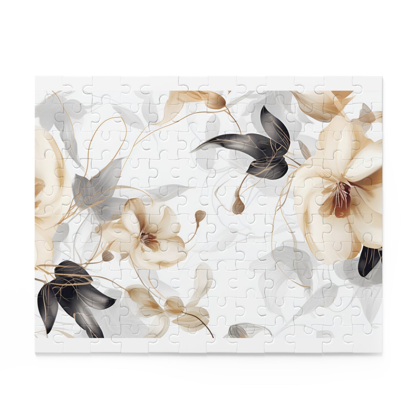 Xray Botanical Puzzle Pattern