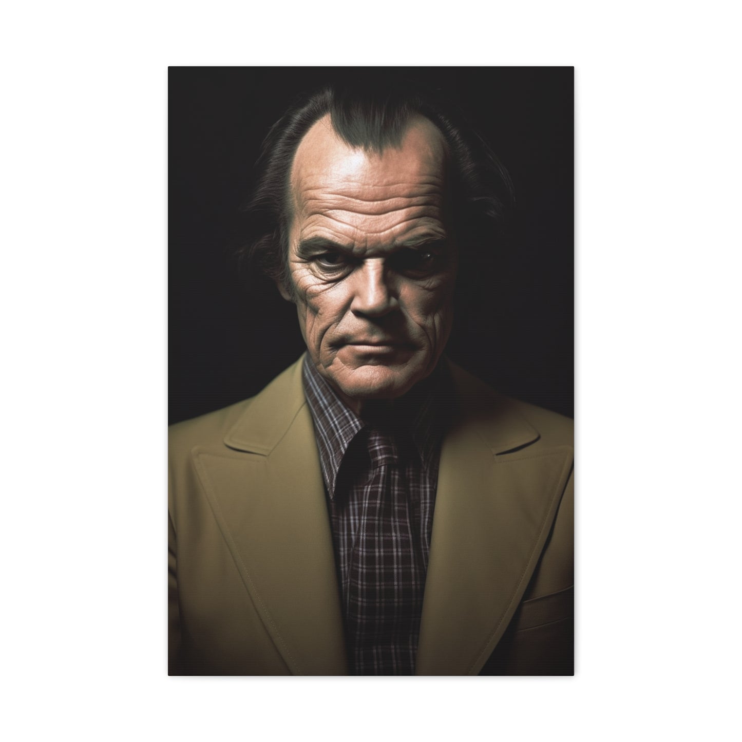 Canvas: Jack Nicholson The Shining Portrait Print | Canvas | Art & Wall Decor, Canvas, Fall Picks, Hanging Hardware, Home & Living, Indoor, Top Spring Products, Valentine's Day promotion | Prints with Passion