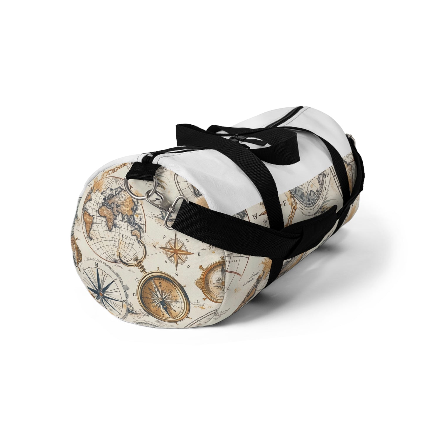 Explorer's Vintage Map Duffel