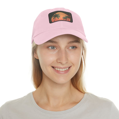 Vintage Sunset Paradise Baseball Cap