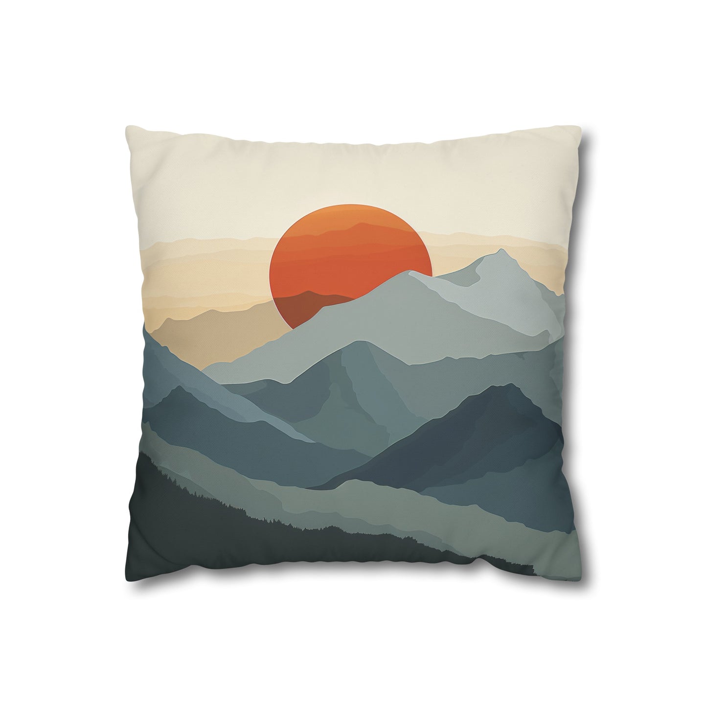 Golden Hour Peaks Pillowcase | Pillow Cases | All Over Print, AOP, Bed, Bedding, Home & Living, Indoor, Pillow Case, Pillow Covers, Pillows & Covers, Sublimation | Prints with Passion