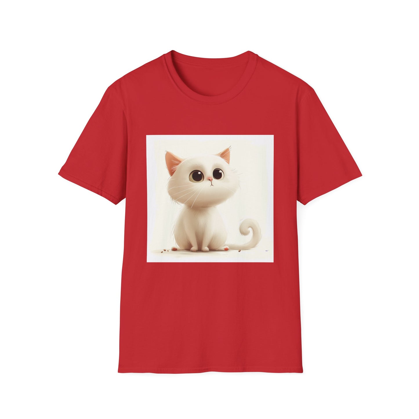 Purrfectly Adorable: Cute Cartoon Cat T-Shirt