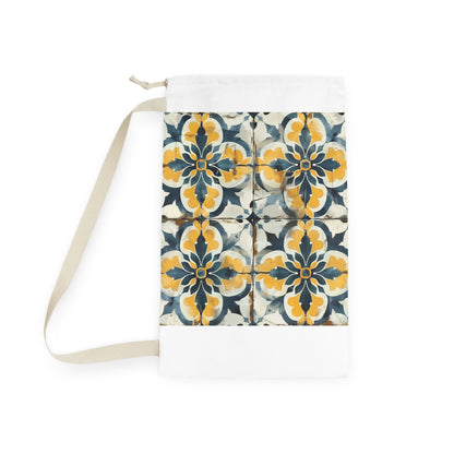 Stylish Artisan Tile Laundry Bag | Durable and Elegant | Laundry Organization Upgrade