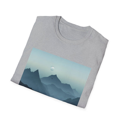 Mountain Tshirts: Minimalist Landscape, Range, Silhouette