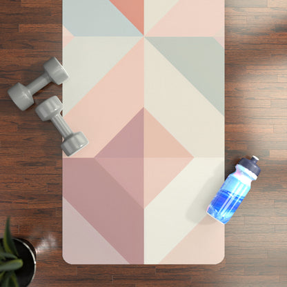 Harmony in Motion: Pastel Geometrics Yoga Mat