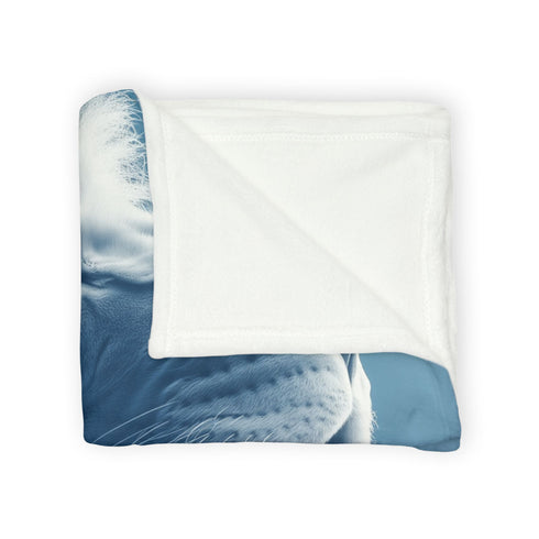 Cloud Shaped Like a Giant Lion Plush Fleece Throw Blanket