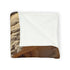 Desert Wind Forming Owl Face Plush Fleece Throw Blanket
