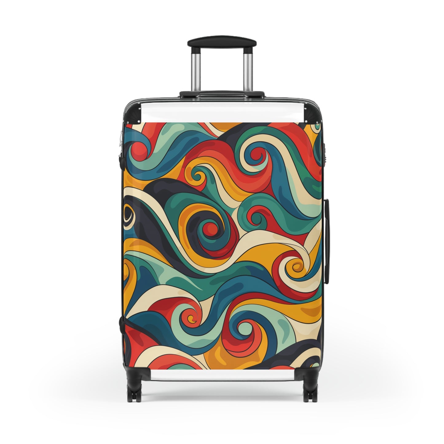 Retro Waves Vibrant Suitcase Pattern | Bags | Accessories, Bags, Travel, Travel Accessories | Prints with Passion