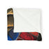 Shattered Stained Glass Forming Serpent Plush Fleece Throw Blanket