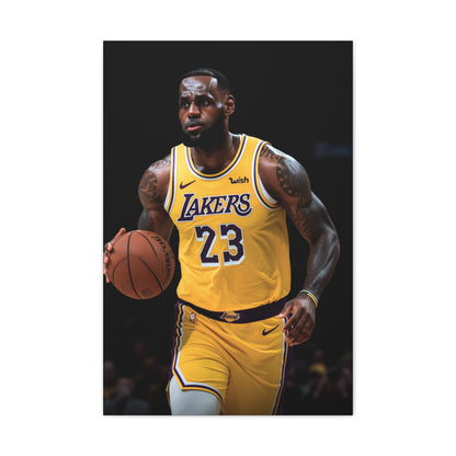 King James: A Legacy of Dominance Canvas: LeBron | Canvas | Art & Wall Decor, Canvas, Fall Picks, Hanging Hardware, Home & Living, Indoor, Top Spring Products, Valentine's Day promotion | Prints with Passion