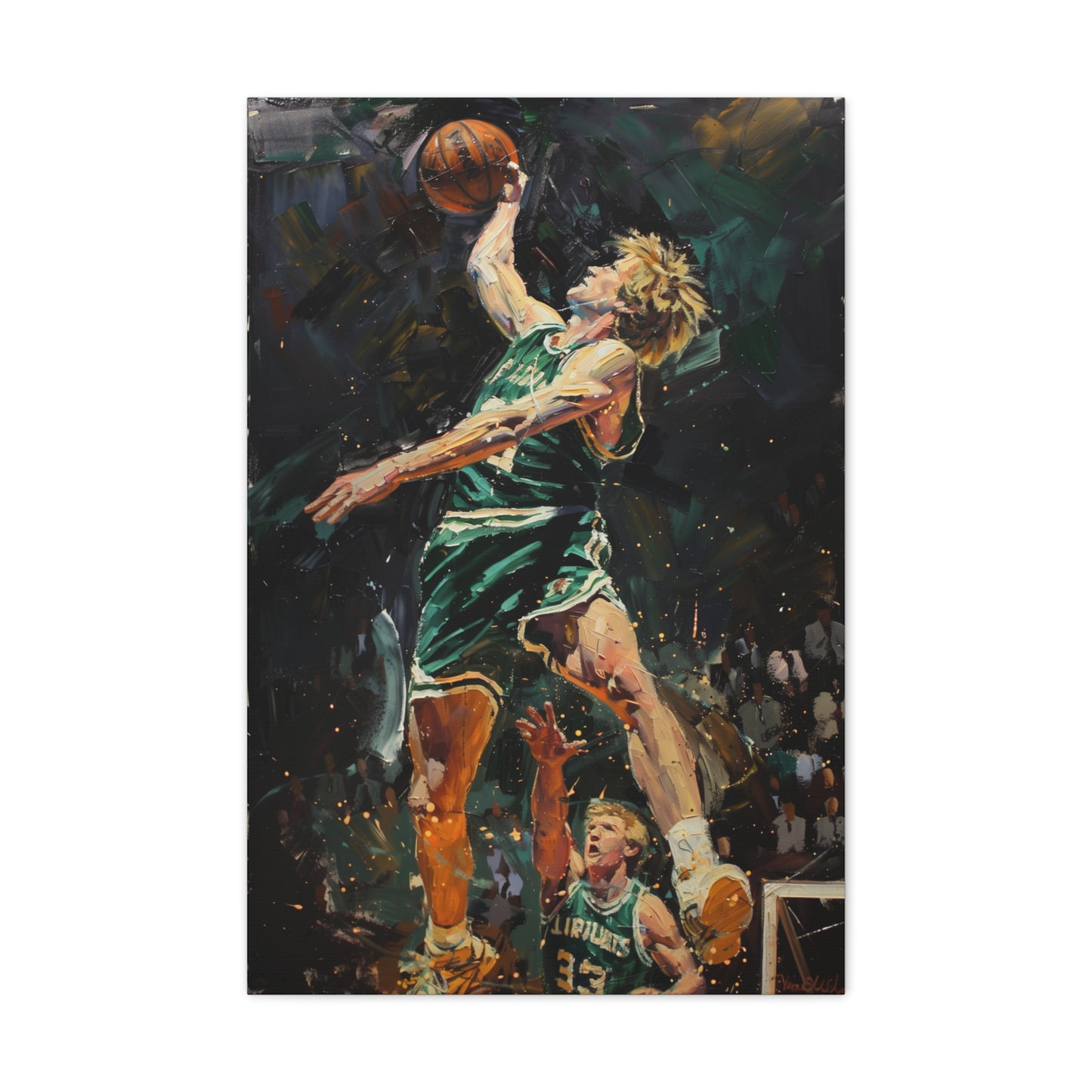 Larry Bird Celtics Jersey Canvas | Canvas | Art & Wall Decor, Canvas, Fall Picks, Hanging Hardware, Home & Living, Indoor, Top Spring Products, Valentine's Day promotion | Prints with Passion