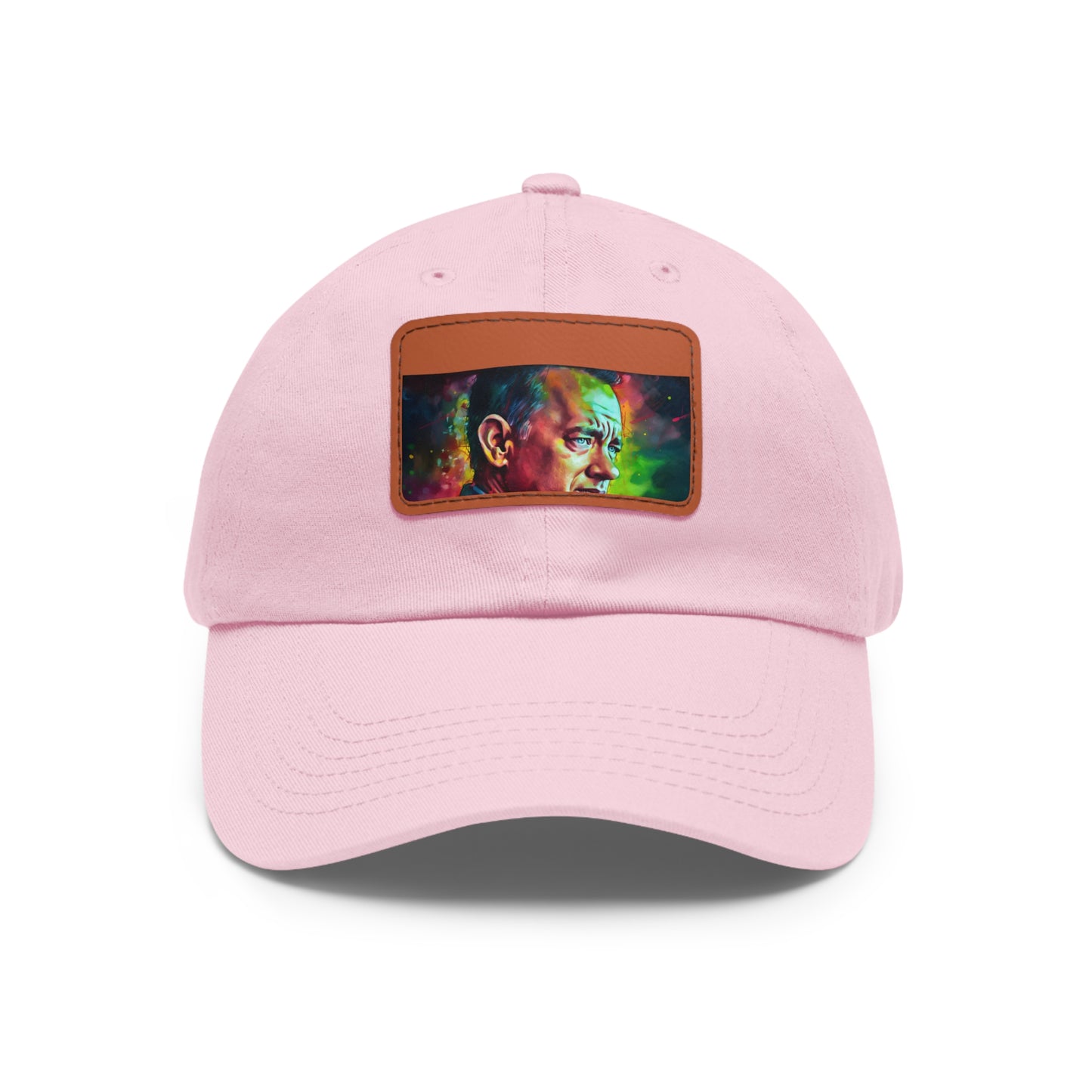 Neon Watercolor Splatter Baseball Cap Inspired by Tom Hanks