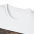 Galactic Smuggler Retro Graphic Unisex Softstyle T-Shirt in Red folded view