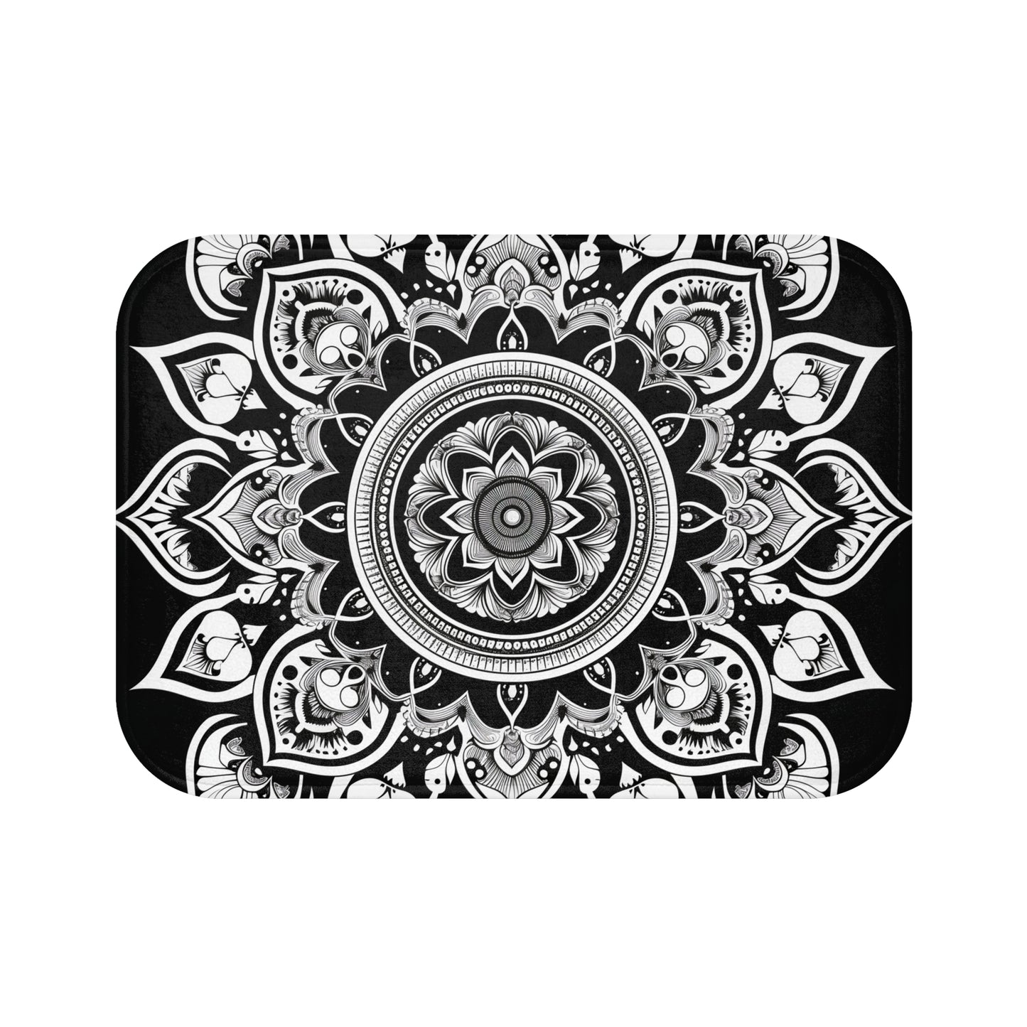 Mandala Meditation Bath Mat