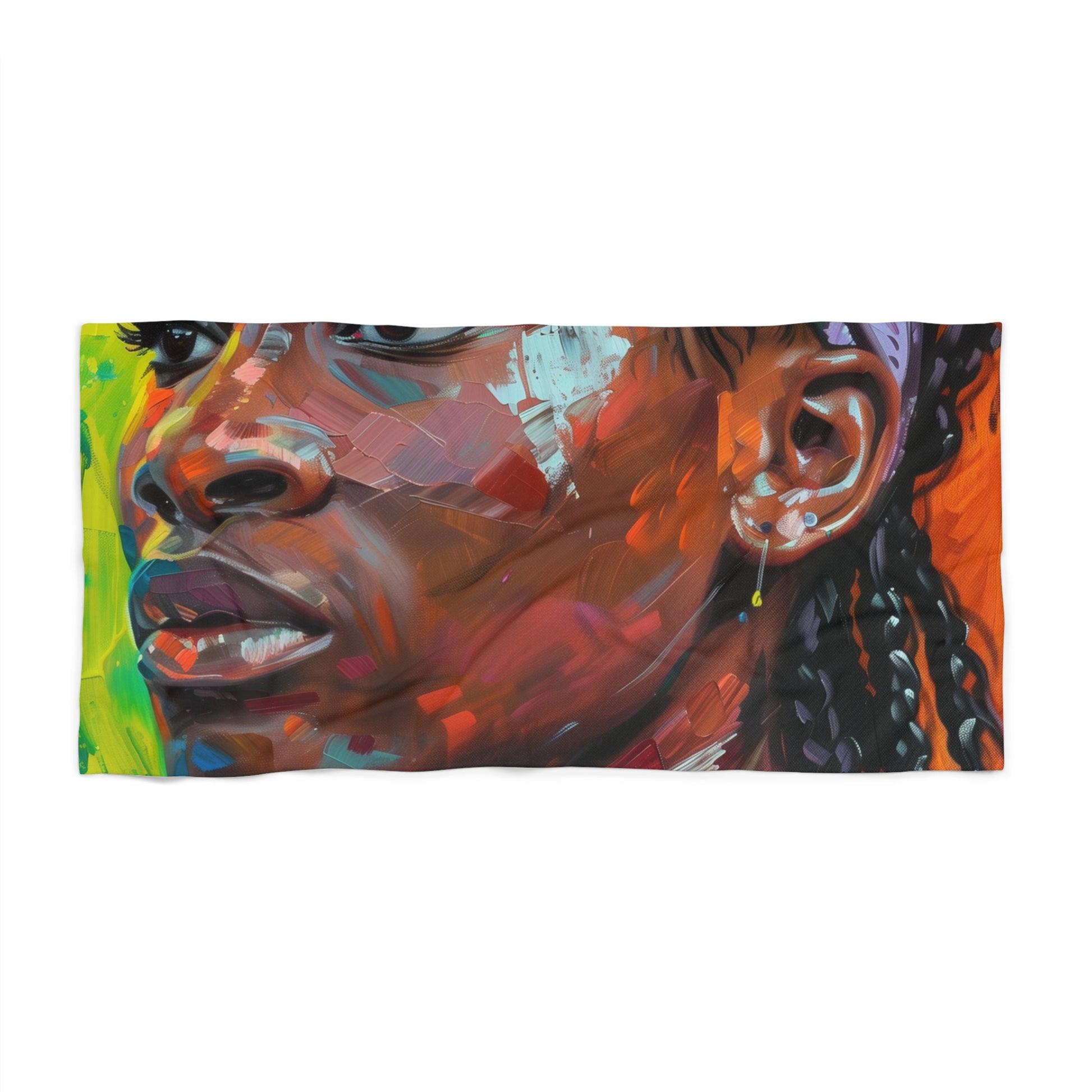 Show off your love for tennis superstar Coco Gauff with this stylish beach towel. Perfect for a day at the beach or by the pool