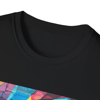 The Concrete Canvas: Urban Symphony T-shirt 
 Renegade Rhythm: Street Art Symphony T-shirt