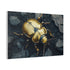 Golden Beetle Crawling on Obsidian Floor — Canvas Wall Art — Product Detail View 6