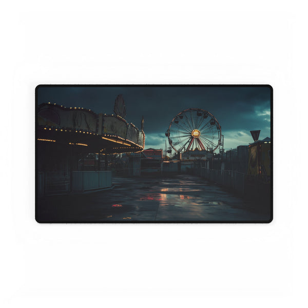 Abandoned Carnival at Night Gaming XXL Extended Desk Mat