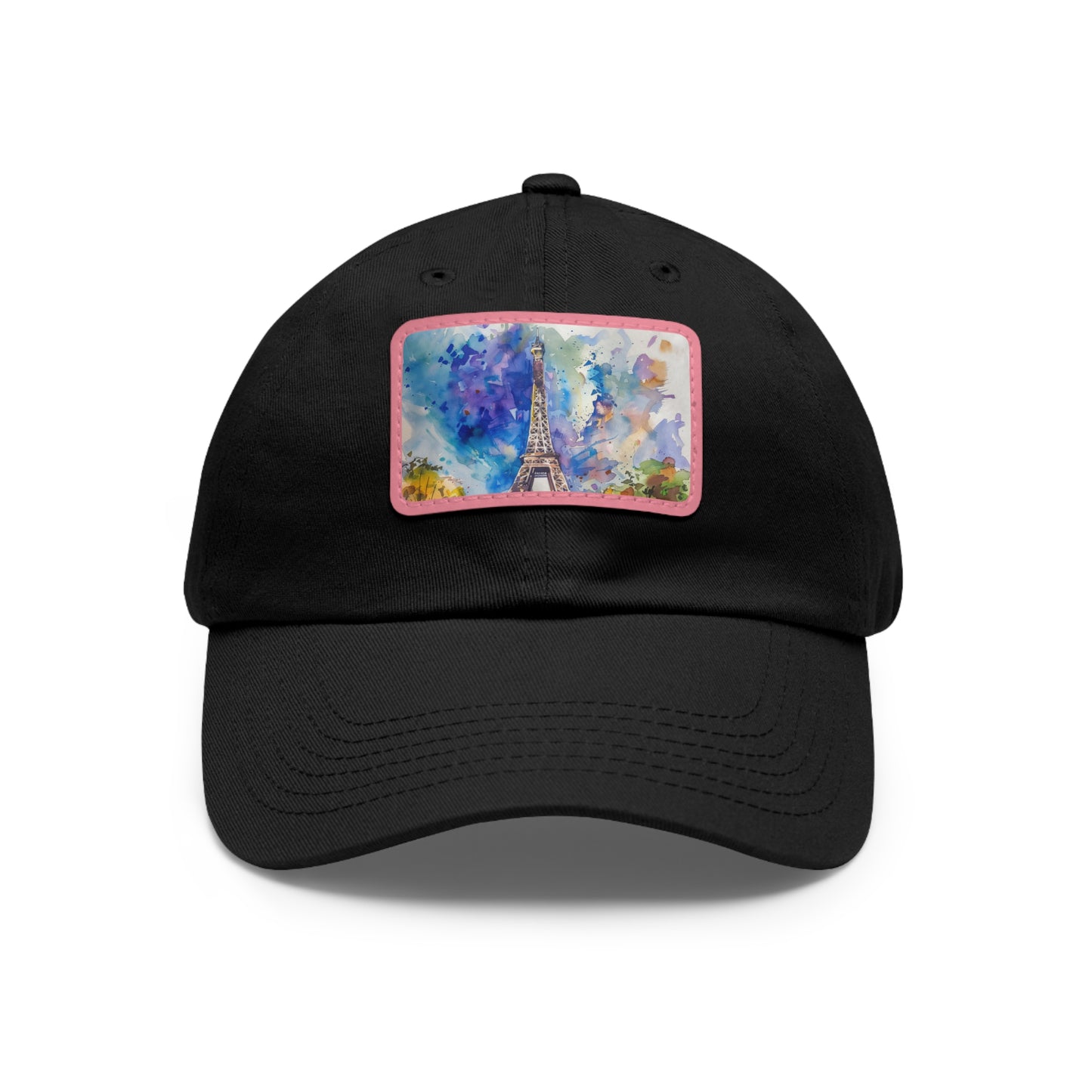 Eiffel Tower Dreams Watercolor Baseball Cap