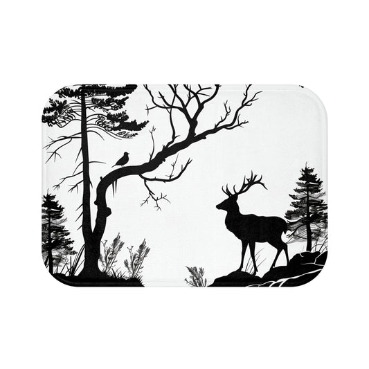 Silhouette Safari Bath Mat | Bath Mats | Bath, Bathroom, Home & Living, Indoor, Sublimation | Prints with Passion