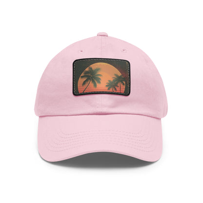 Vintage Sunset Paradise Baseball Cap