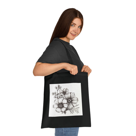 Floral Sketchbook Tote Bag | Tote Bag | Accessories, Bags, Cotton, DTG, Totes | Prints with Passion