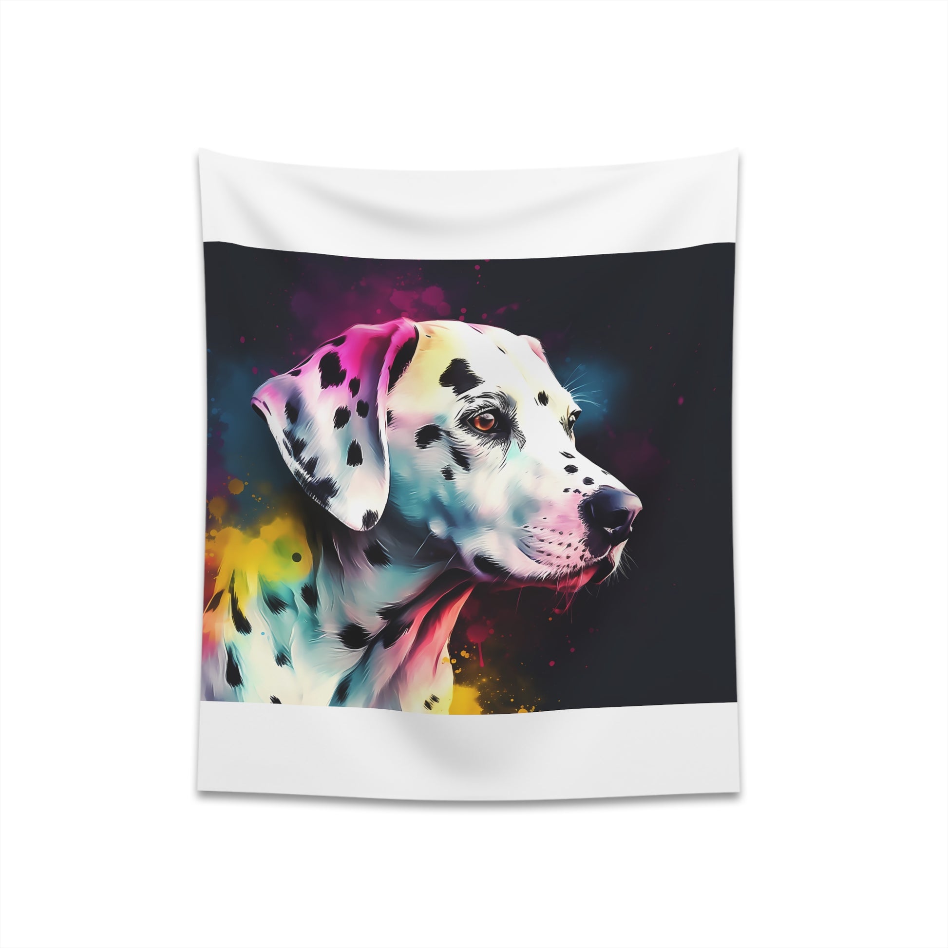 "Dalmatian Delight Tapestry: Celebrate Spots and Smiles - Perfect Gift Option"