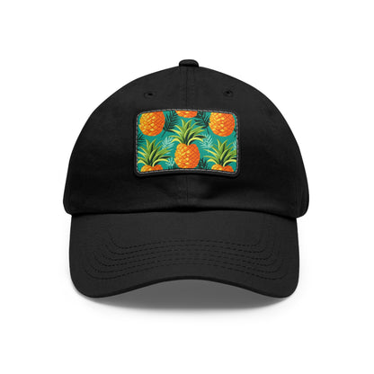 Tropical Twist Pineapple Print Cap