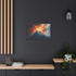 Geometric Volcano Erupting Light Shards — Canvas Wall Art — Product Detail View 8