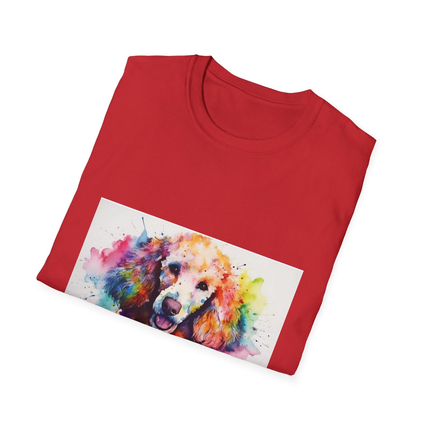 🐾 Poodle Charm: A Watercolor Journey of Curiosity and Companionship