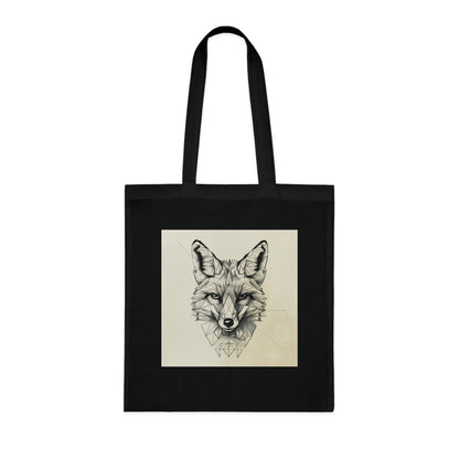 Angular Fox Tote Bag