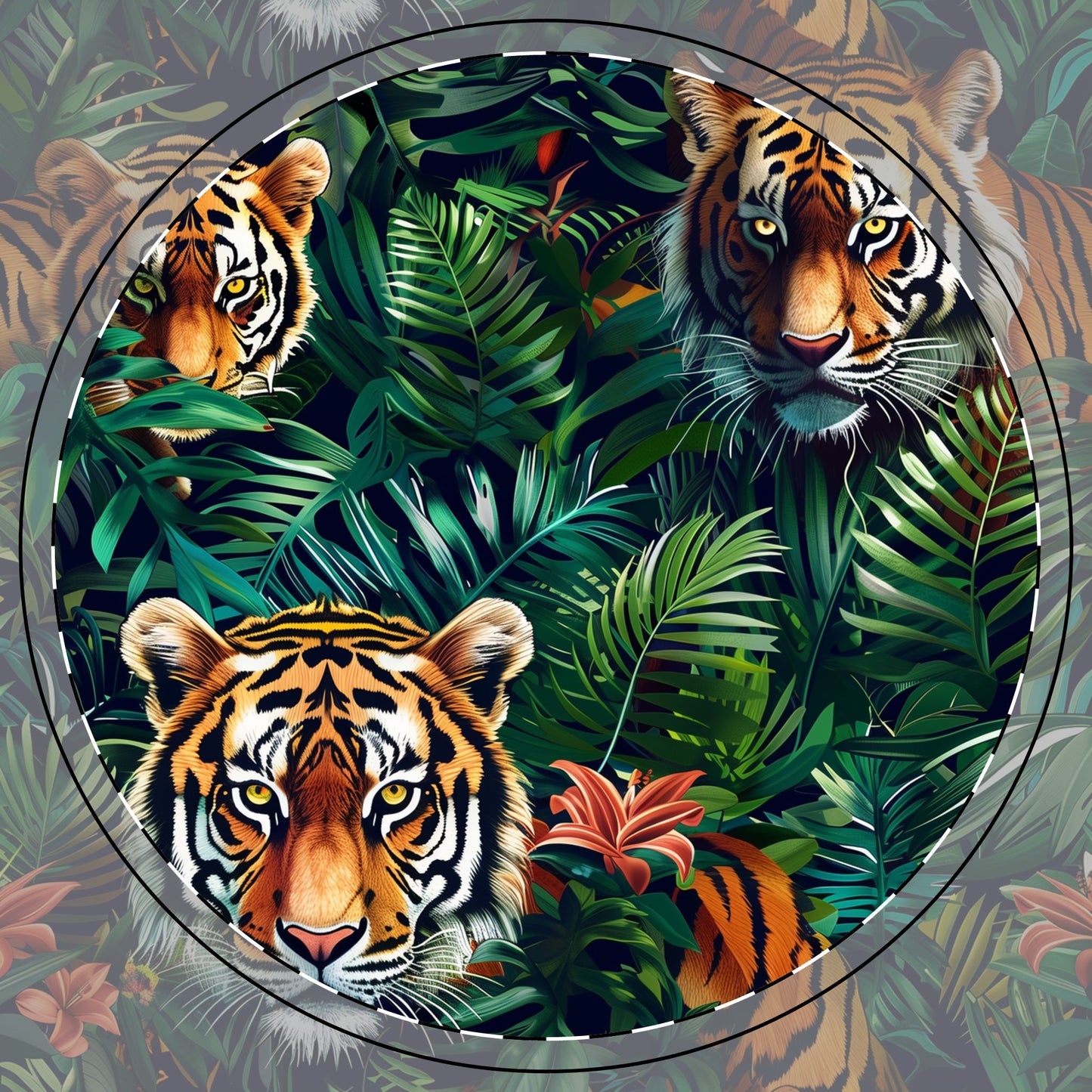 Tiger Tales Ceramic Coaster Set