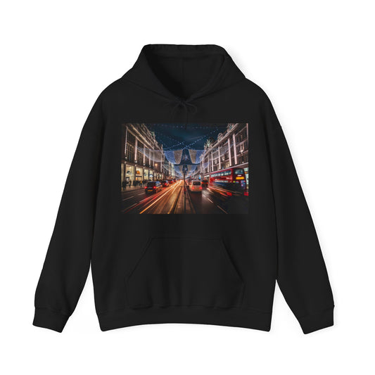 London Charm: Oxford Street Hoodie | Hoodies | DTG, Hoodies, Men's Clothing, Regular fit, Unisex, Women's Clothing | Prints with Passion