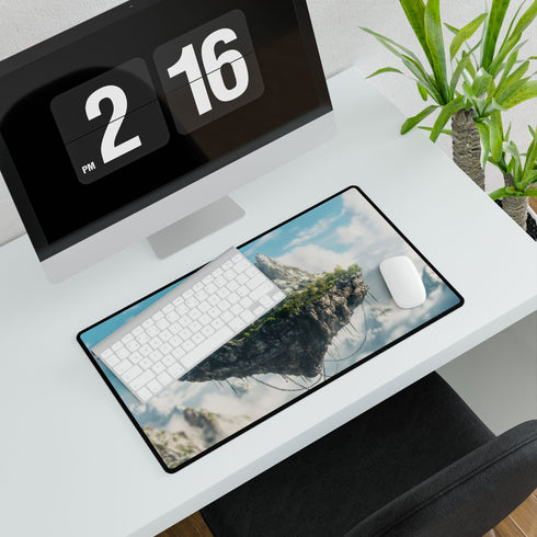 Chained Floating Sky Island Fantasy Gaming XXL Extended Desk Mat - View 7 | Prints With Passion