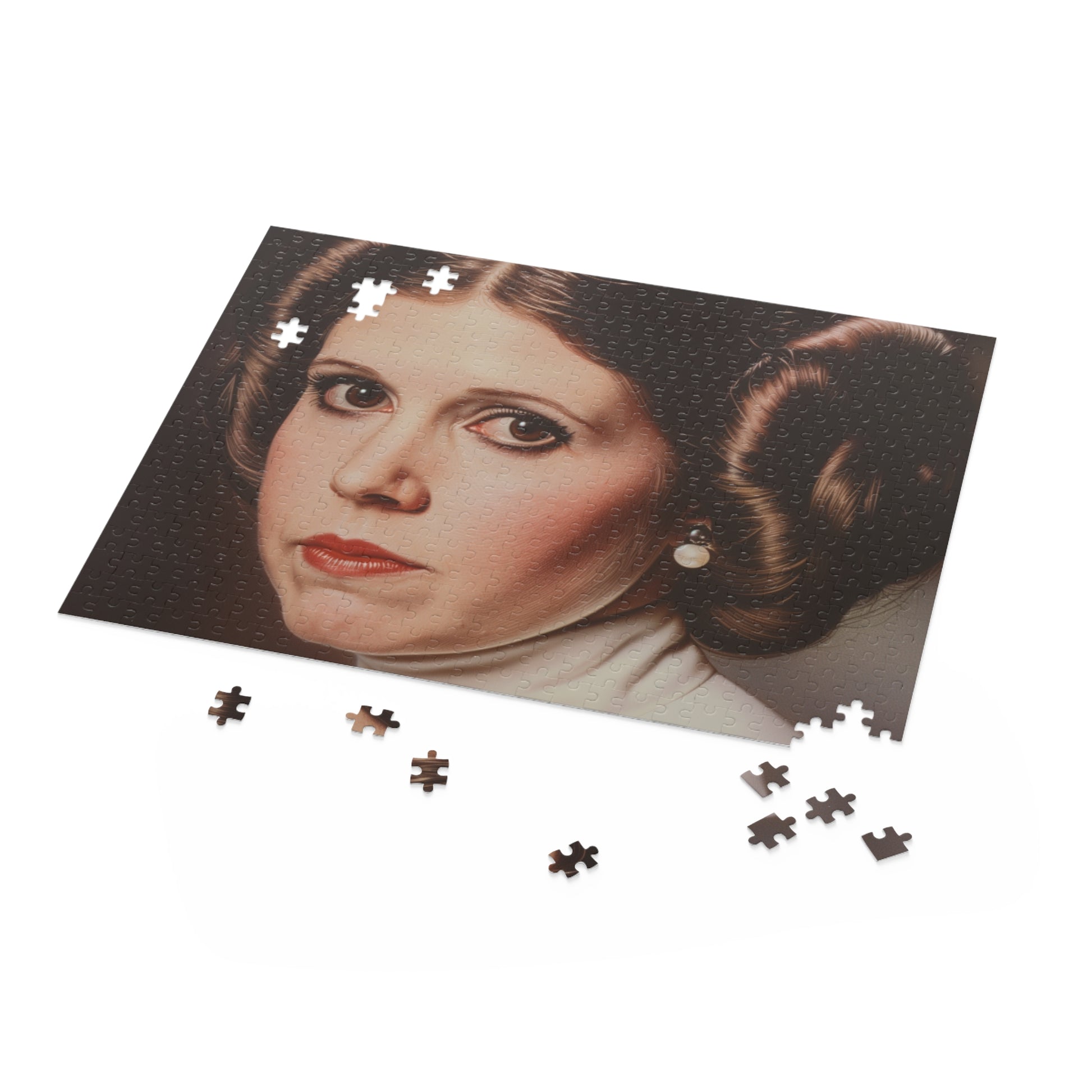 "Leia's Galactic Jigsaw Puzzle - Unite the Pieces of Princess Leia from Star Wars"