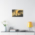Nature Wildlife Silhouette — Canvas Wall Art — Kiln-Dried Pine Frame & Ready-to-Hang Back View