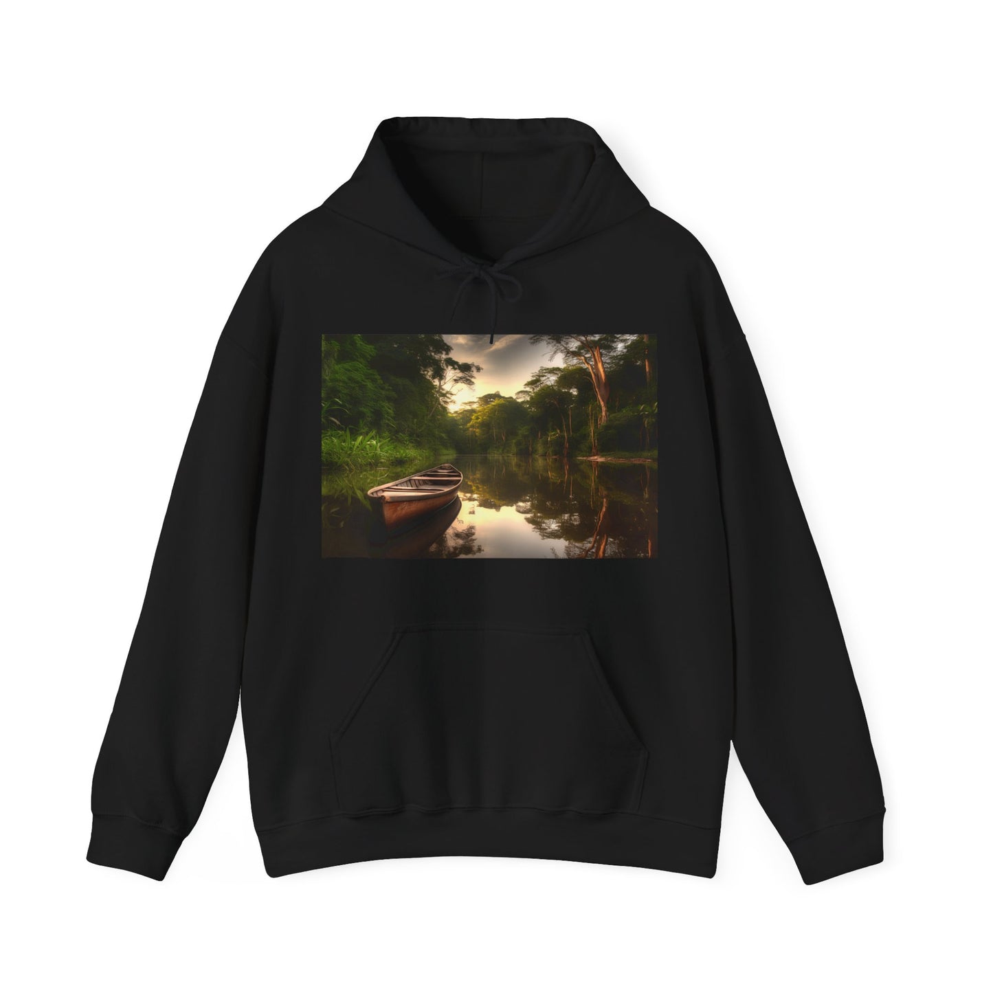 making it a great gift for any nature enthusiast. Let the spirit of the Amazon guide you on an unforgettable adventure with this high-quality garment.
    
Comfortable Amazonian Flow Hoodie for Exploring the Outdoors