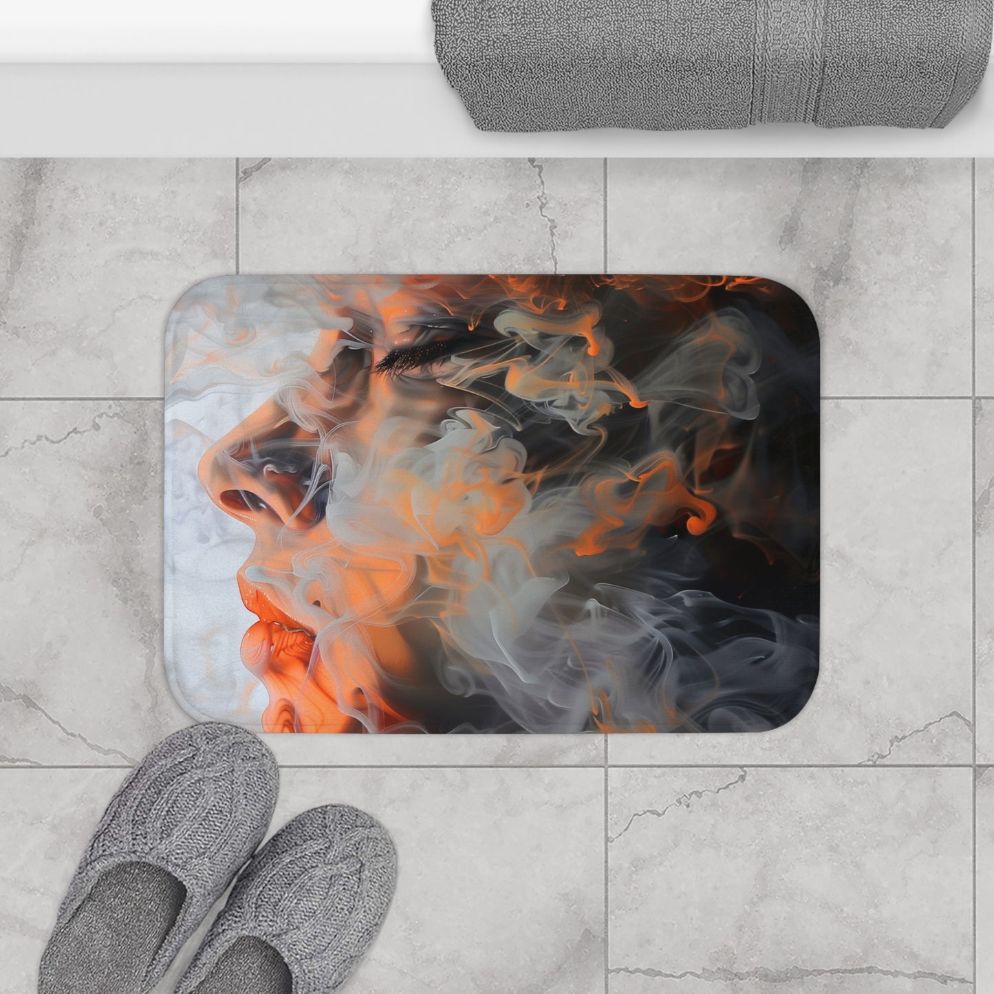 Smoke Swirls Bath Mat | Bath Mats | Bath, Bathroom, Home & Living, Indoor, Sublimation | Prints with Passion