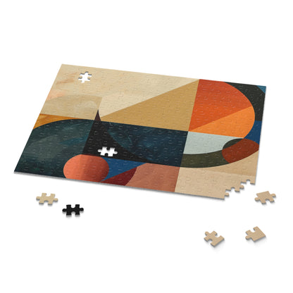 "Vibrant Geometric Mastery Puzzle for Challenging Fun"