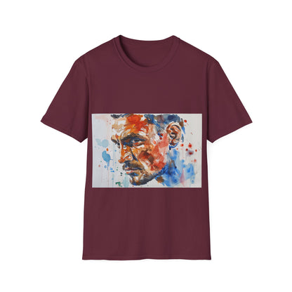 Usyk Boxing Watercolor Tee: Champion Style