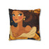 Belle Beauty and the Beast Double-Sided Square Cushion Cover