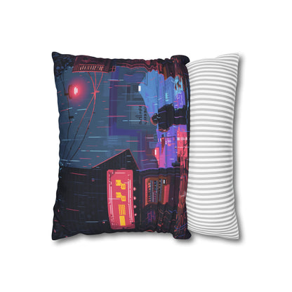 "Retro-inspired Game On Pillowcase with classic 8-bit video game design - high-quality, comfortable, and stylish. Perfect for gamers and nostalgic dreamers. Makes a great gift! Shop now."