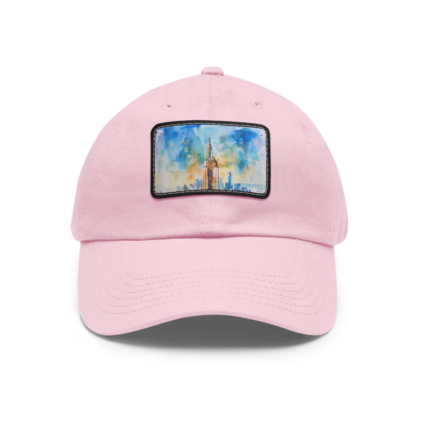 Empire State Skyline Watercolor Cap