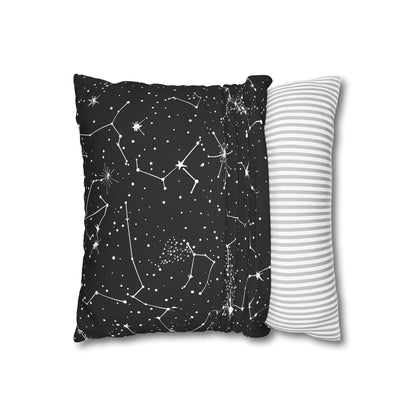 "Experience cosmic dreams with our Starry Night Constellation Stars pillowcase - soft, luxurious, and magical addition to any bedroom décor."