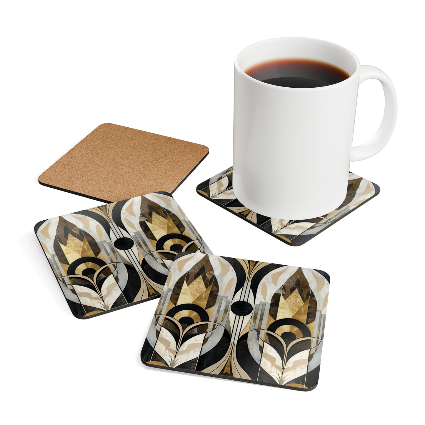 Abstract Art Deco Coaster Collection